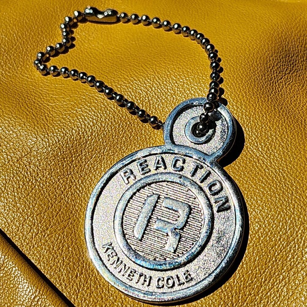 REACTION KENNETH COLE Key Chain Metal Decor Luggage Tag Bag Charm